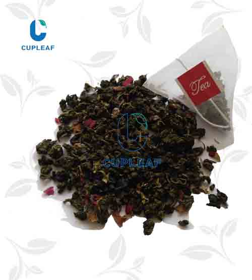 OEM Peach Flavor Oolong Tea Triangular Teabags